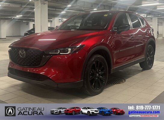 MAZDA CX-5 KURO EDITION AWD *** CLEAN CARFAX +TOIT + CUIR + BAS KILOMÉTRAGE *** 2022 Rouge