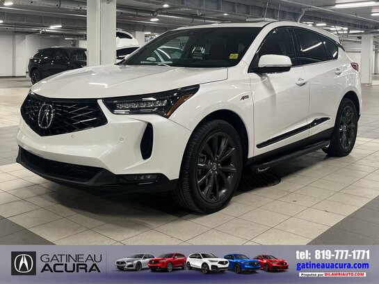 ACURA RDX A-SPEC SH-AWD *** UN PROPRIO + NAV + TOIT + CLEAN CARFAX *** 2025 Blanc