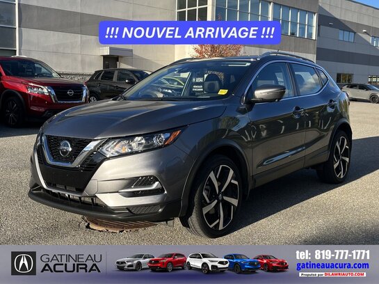 Nissan Qashai SL AWD ***CLEAN CARFAX + TOIT + CUIR + NAVIGATION*** 2022 Argent