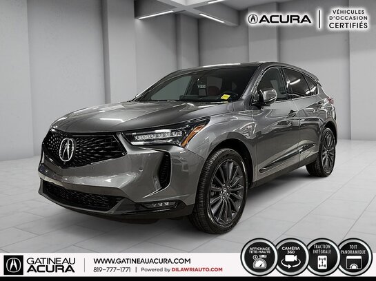 2024 Acura RDX Platinum Elite A-Spec AWD **CLEAN CARFAX + NAVIGATION** Gray