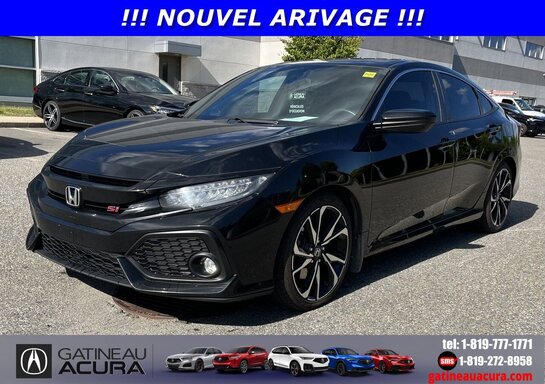 2019 Honda Civic Si Sedan ***TOIT + NAVIGATION + MANUAL*** Black