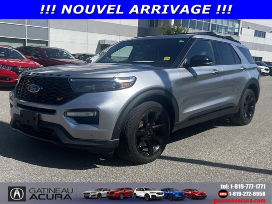 2021 Ford Explorer ST 4WD *** CLEAN CARFAX + NAV +TOIT *** Grey