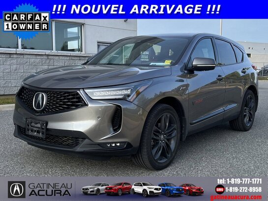 2022 Acura RDX A-SPEC SH-AWD ***UN PROPRIO + TOIT + NAVIGATION + CLEAN CARFAX*** Gray