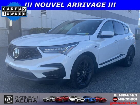 2021 Acura RDX A-SPEC SH-AWD ***UN PROPRIO + TOIT + NAVIGATION + CLEAN CARFAX*** White