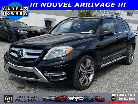 2015 Mercedes-Benz GLK-250 4Matic BlueTec ***UN PROPRIO + TOIT +NAVIGATION + CLEAN CARFAX*** Black
