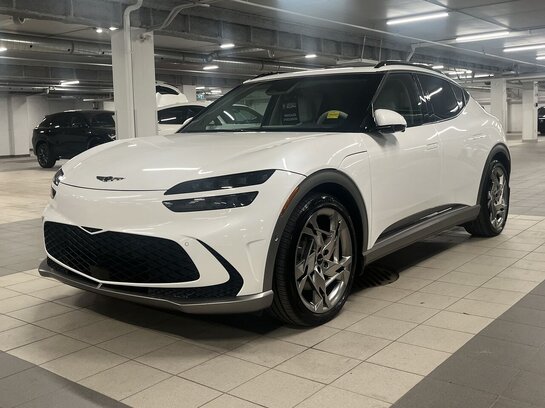GENESIS GV60 PERFORMANCE AWD ***CLEAN CARFAX + NAV + TOIT + ÉLECTRIQUE *** 2023 Blanc