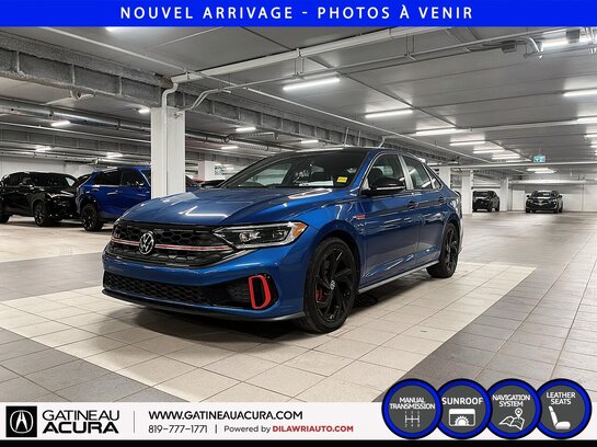 Volkswagen Jetta GLI AutoBahn *** UN PROPRIO + NAVIGATION + CLEAN CARFAX*** 2024 Bleu