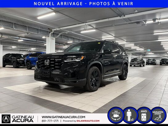 HONDA Pilot Black Edition AWD *** UN PROPRIO + CLEAN CARFAX *** 2025 Noir