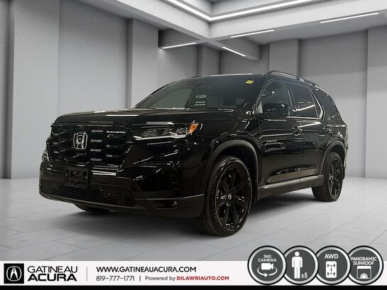 HONDA Pilot Black Edition AWD *** UN PROPRIO + CLEAN CARFAX *** 2025 Noir