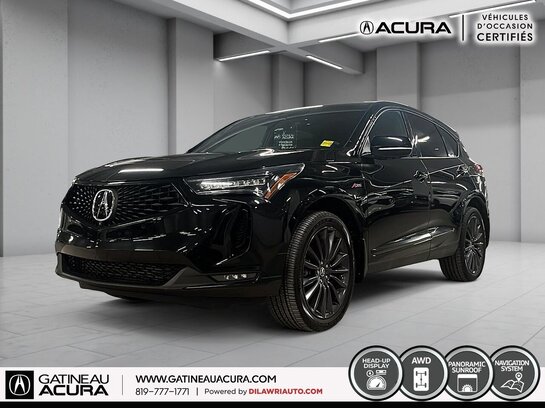 2023 ACURA RDX PLATINUM ELITE SH-AWD ***UN PROPRIO + CLEAN CARFAX*** Black
