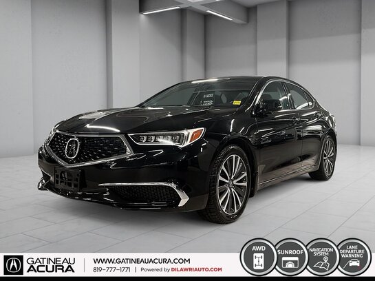 2018 ACURA TLX V6 3.5L TECH AWD *** BAS KILOMÉTRAGE *** Black