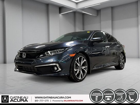 Honda Civic *** BAS KILOM&Eacute;TRAGE *** 2020 Bleu