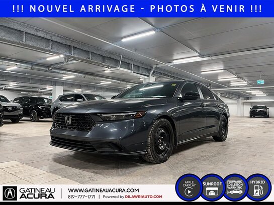 Honda Accord Hybride **UN PROPIO + CLEAN CARFAX** 2024 Gris