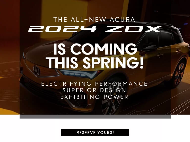 Acura accueil ZDX 2024 fevrier