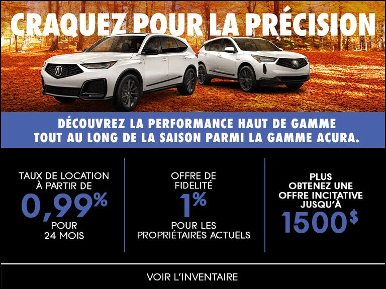 Acura accueil septembre