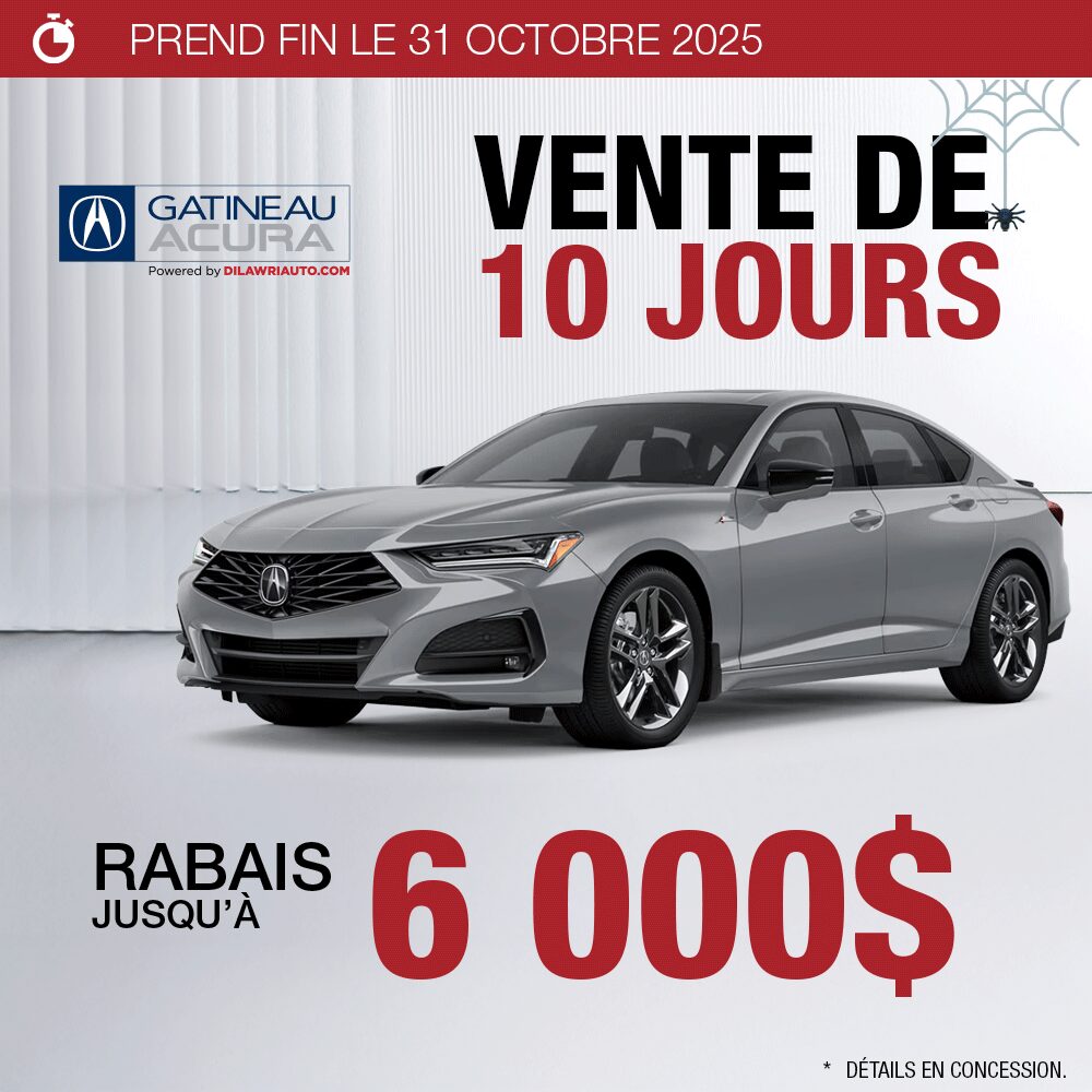DILAWRI ACURA promo VENTE 10